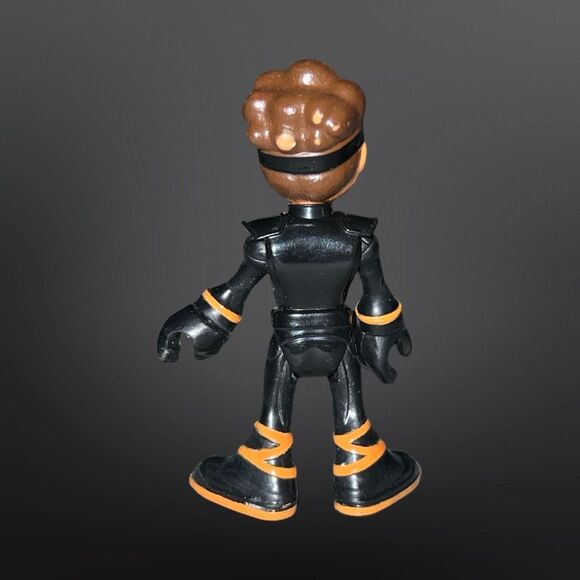 Blaze AJ Ninja Figure Monster Machines Boy Driver Black Orange Wetsuit B18 - Picture 6 of 6